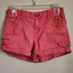 Maurices pink cargo shorts